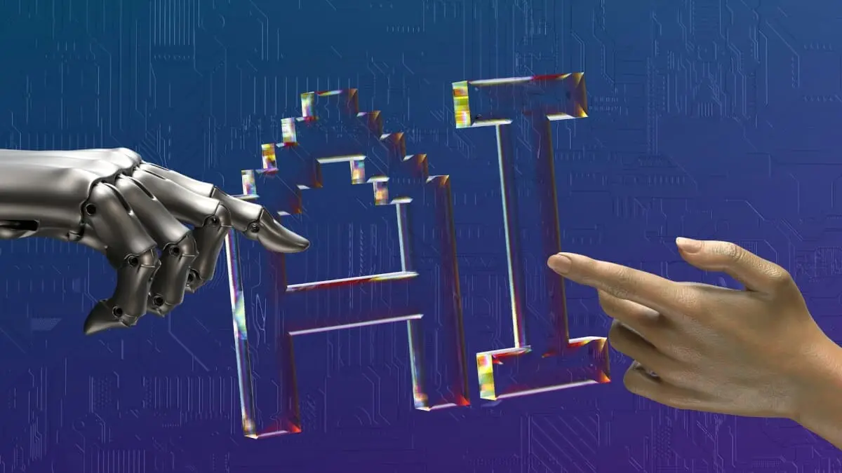 AI vid mäklaren illustration