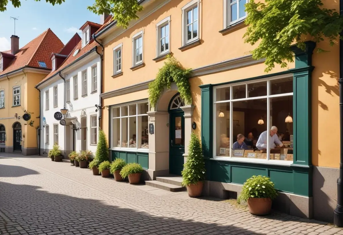 Swedbank Sigtuna – En plats för idéer och gemenskap illustration